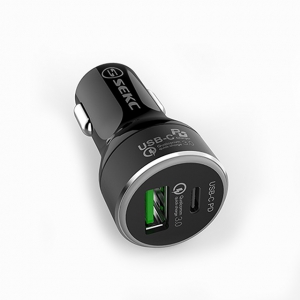 SEKC pd7242w 高速車充 PD速充+QC3.0快充 42W 大輸出 雙孔充電