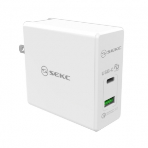 SEKC SK-PD60Q PD旅充系列 USB-C+QC3.0(60W) (選項 oweida LSR150編織線)