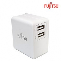 FUJITSU富士通2埠3.4A電源供應器(摺疊插座) US-04