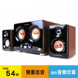 JS 淇譽電子 JY3241 震天雷 雙低音全木質多媒體喇叭