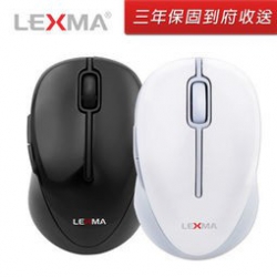LEXMA 雷馬 M300R 2.4G [無線光學滑鼠]-原廠3年保 黑色 白色