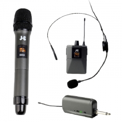 JS淇譽電子 MAH015 MAH-015 UHF無線手持+腰掛式麥克風
